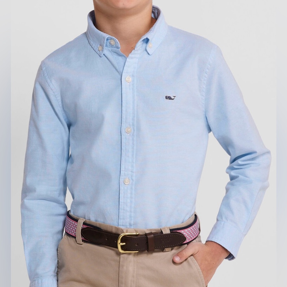 Boys VINEYARD VINES Button Down Oxford Shirt Size S(8-10)